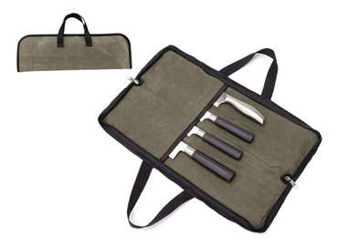 Portable Waterproof Oil Waxed Canvas Restaurant Knife Tools Bag