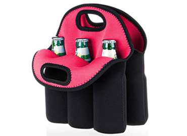 Super Capacity Multiple Bottles Neoprene Drink Bottle Can Cooler Tote Bag