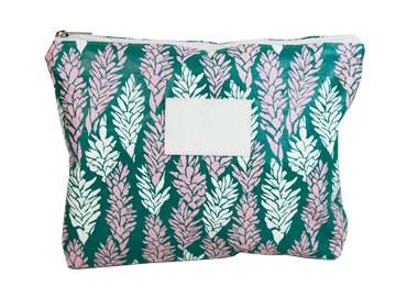 Hawaii Summer PU Coated Tyvek Cosmetic Bag