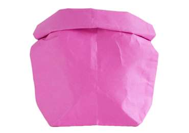 Foldable Washable Kraft Paper Packaging Bag