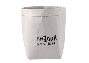 Custom Logo Washable Kraft Paper Grocery Bag