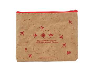 OEM Manufacturing Washable Kraft Paper Zipper Bag