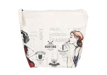 Personalized Colorful Printing Washable Kraft Paper Makeup Bag