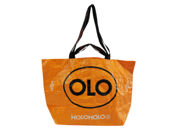 Hawaii PP Woven Bag with Printed Handles